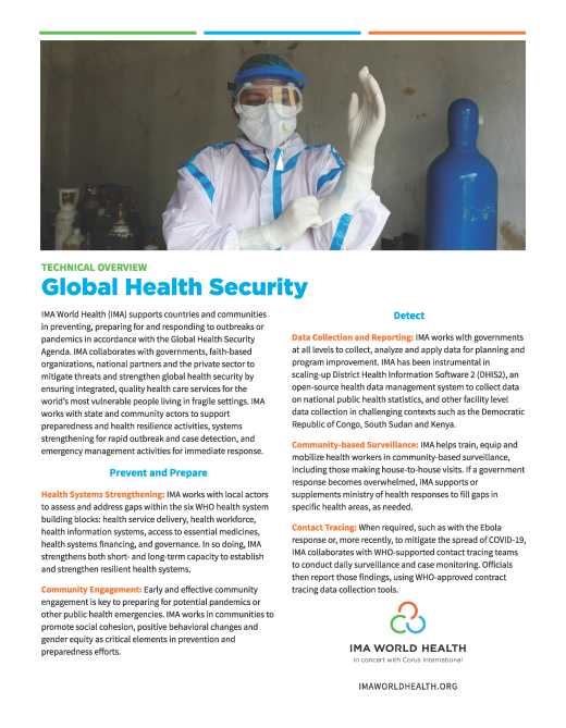 Global Health Security Technical Overview